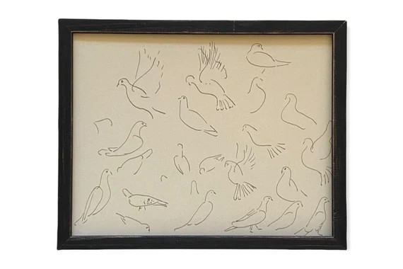 Vintage Framed Canvas Art // Framed Vintage Print // Vintage | Etsy | Etsy (US)