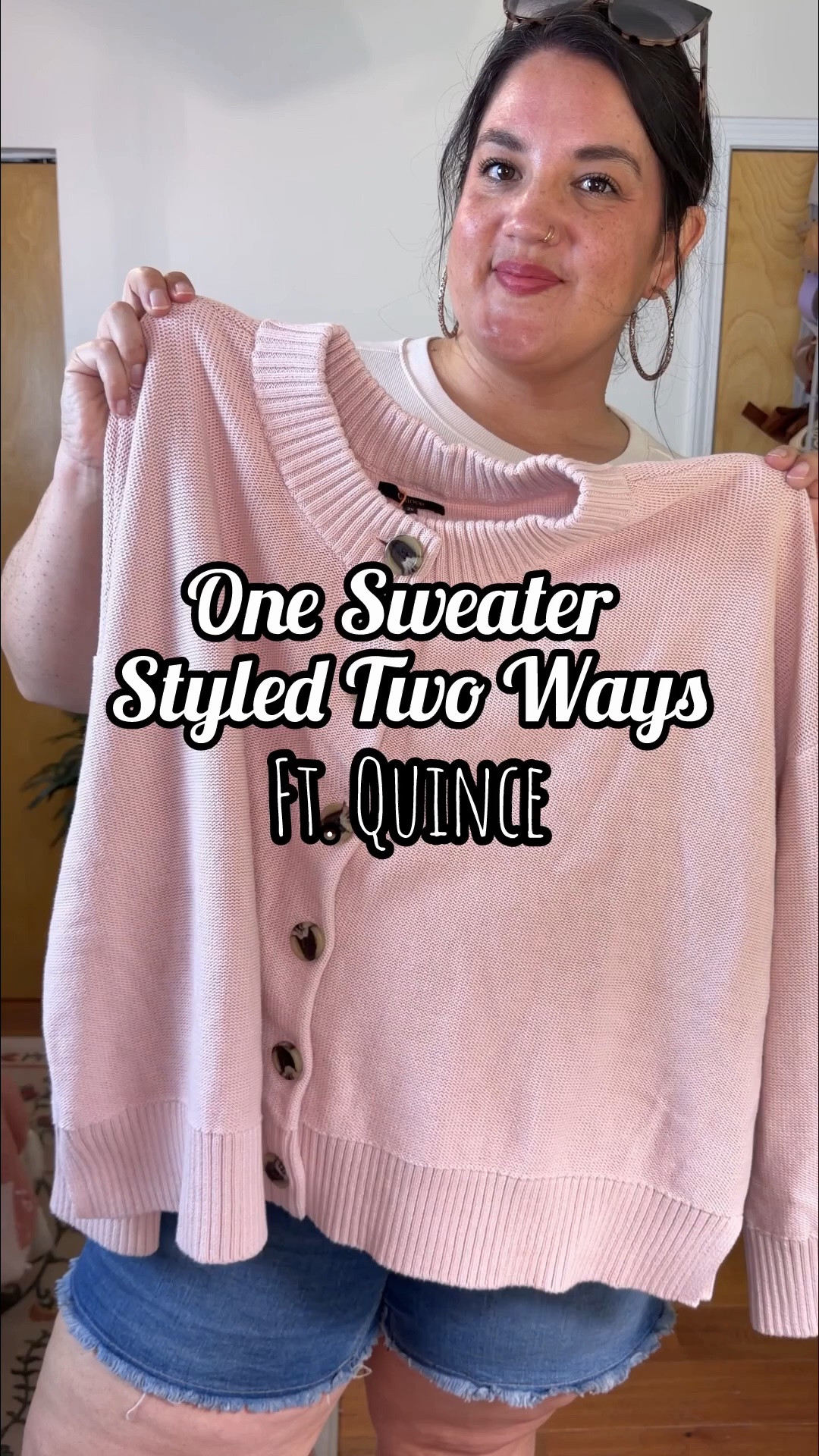 #AD| This 100% organic cotton sweater from Quince has quickly become a favorite! Every item from Quince is made from premium materials so they are made to last, and I love that they have so many size inclusive options! 
Use code INFG-26LAURAMCLIFFORD10 for 10% off your first order. 
@onequince #QuincePartner

#LTKootd #LTKgrwm #LTKPlusSize