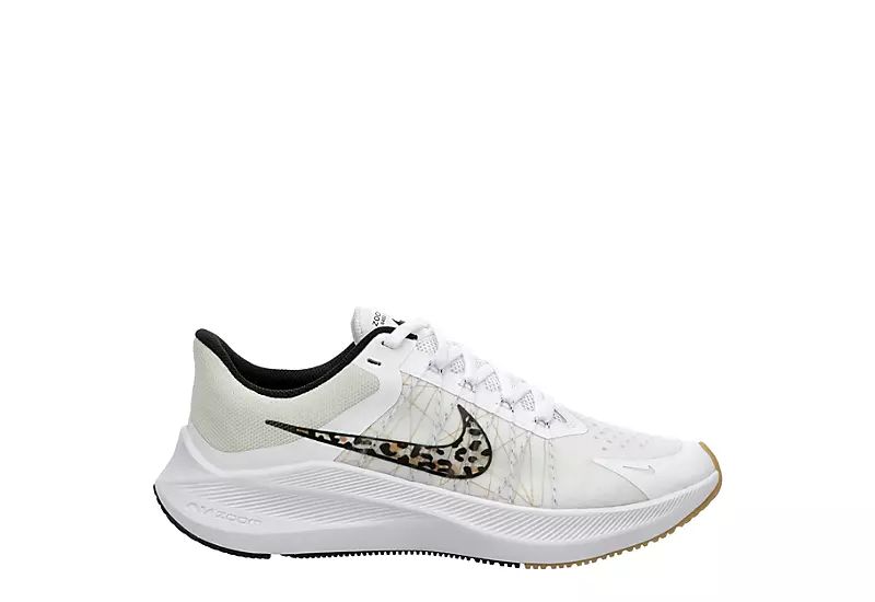 Nike Womens Air Zoom Winflo 8 Running Shoe - White | Rack Room Shoes