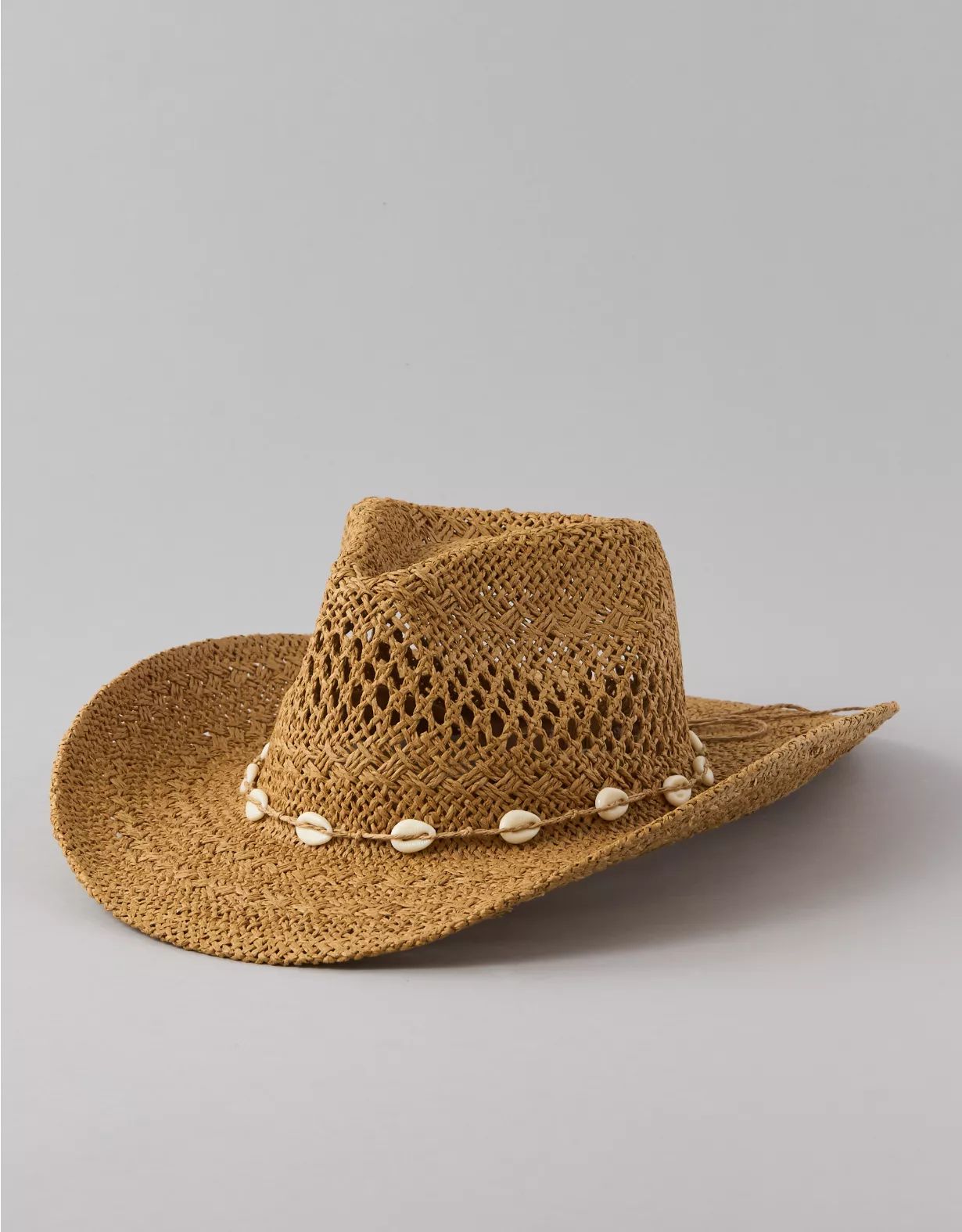 AE Crochet Straw Cowboy Hat | American Eagle Outfitters (US & CA)