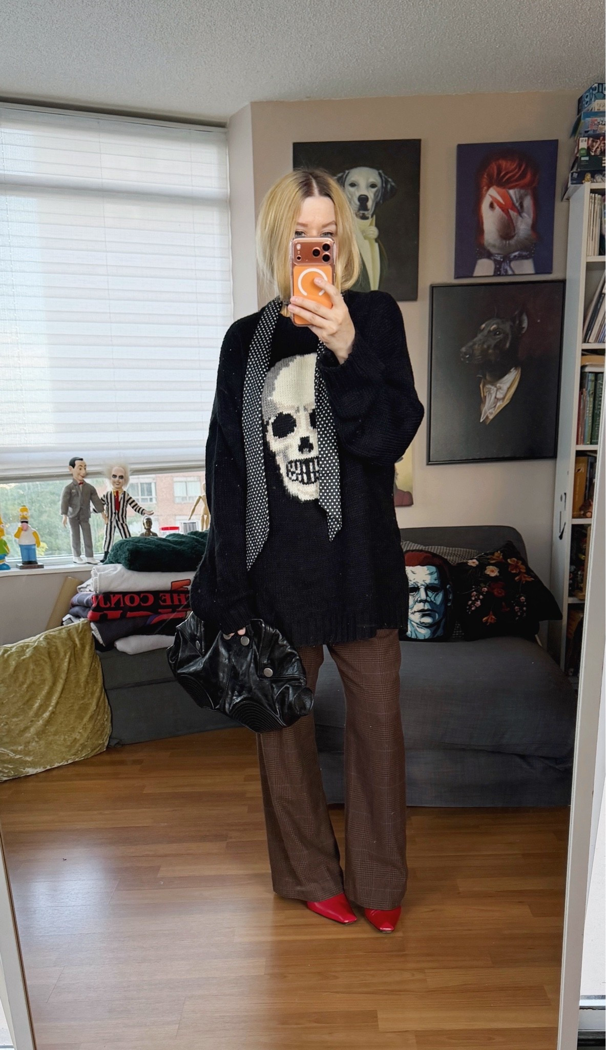 Trousers and boots are vintage, bag is preloved.

#LTKcanada #LTKfall #LTKstyletip