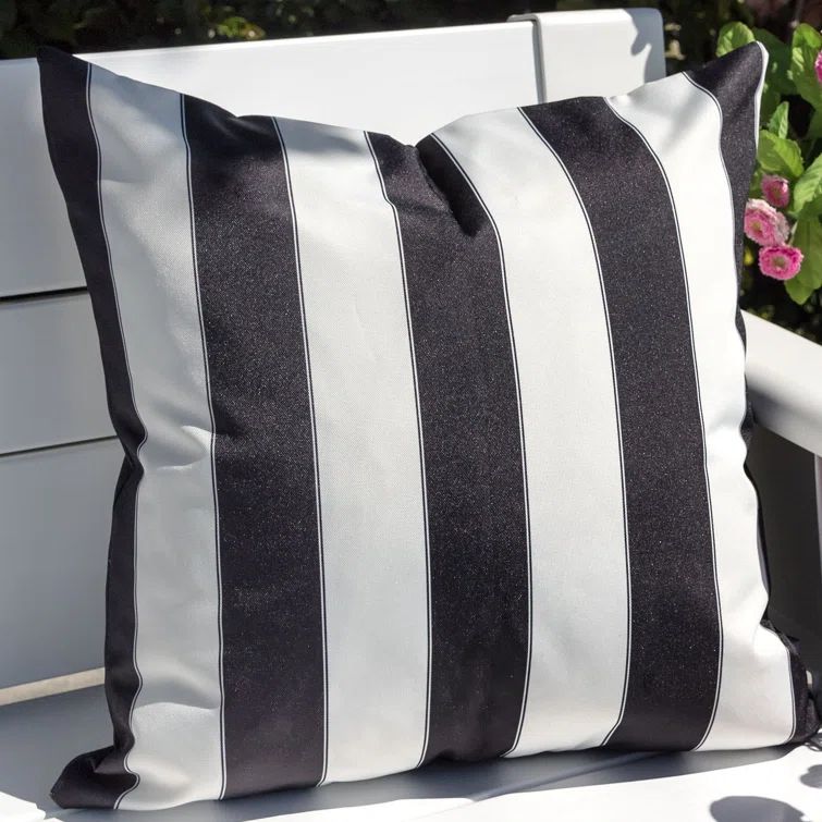 Moraga Striped Indoor/Outdoor Throw Pillow (Set of 2) | Wayfair North America