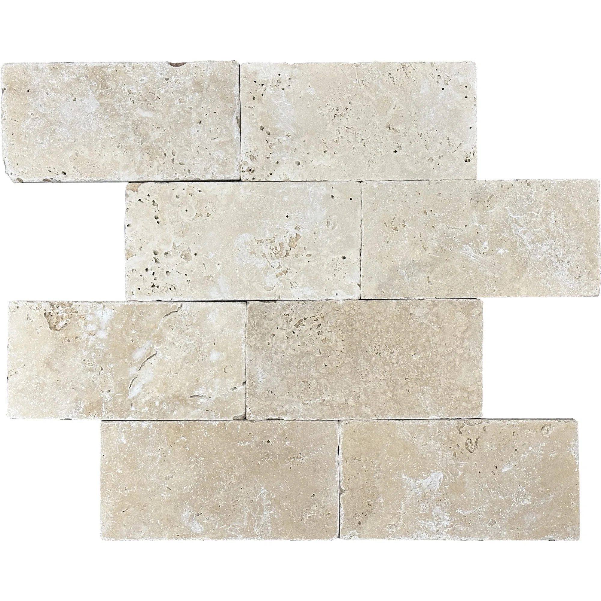 Ivory 4" x 8" Travertine Wall & Floor Tile | Wayfair North America