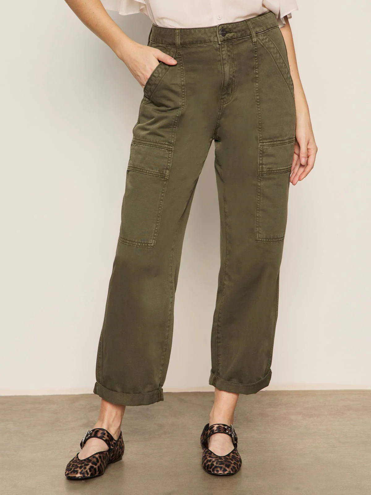 Boyfriend Utility Pant Kalamata - Sanctuary Clothing | Sanctuary Clothing