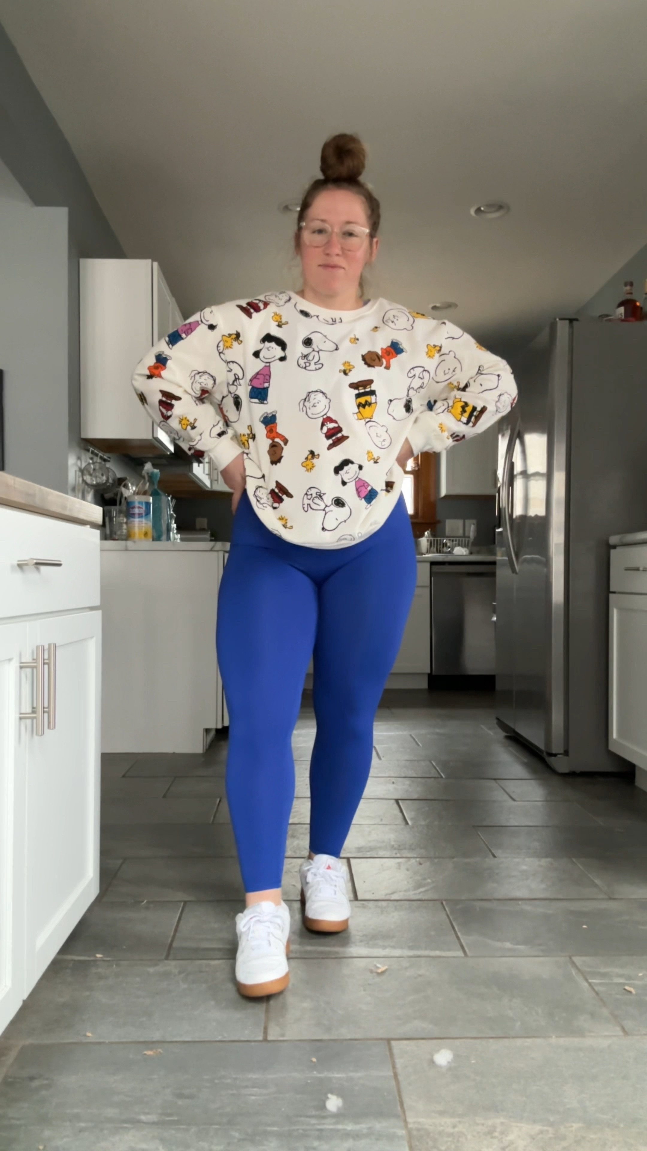 Sweatshirt is Walmart IN STORE women’s section (size up)