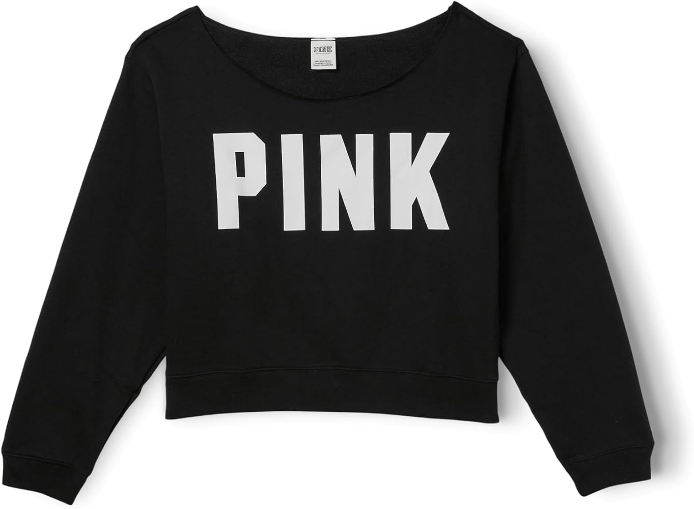 Victoria's Secret PINK Fleece Cropped Sweatshirt | Amazon (US)