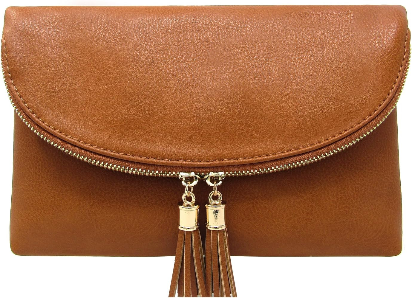 Women's Envelop Clutch Crossbody Bag With Tassels Accent | Amazon (US)