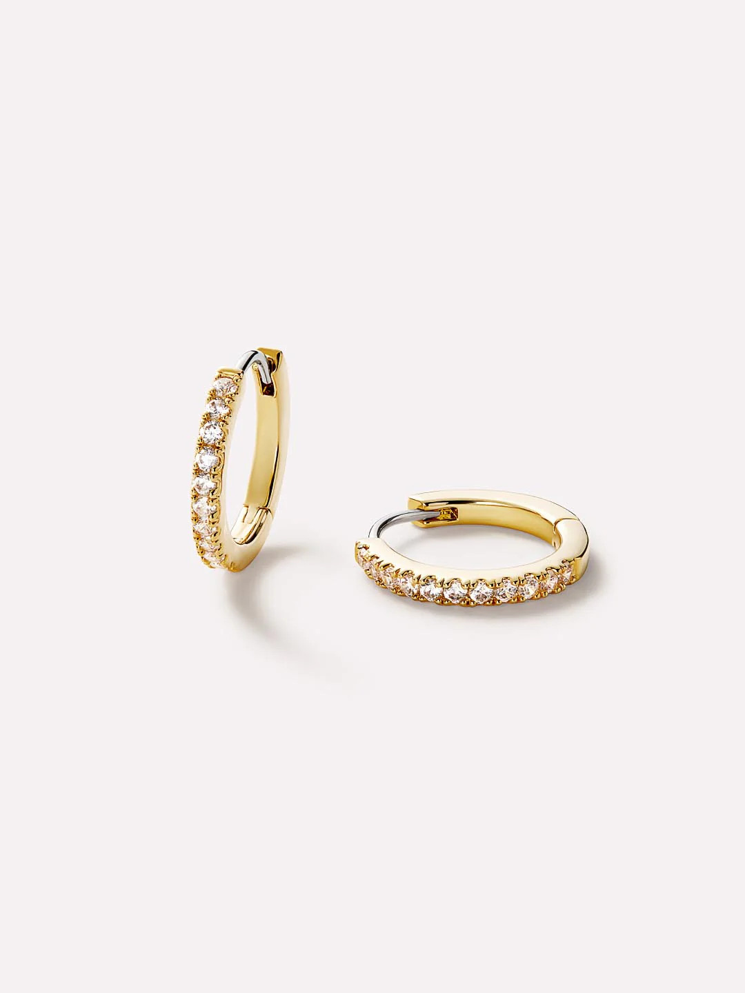 Pave Huggie Hoops Small | Ana Luisa