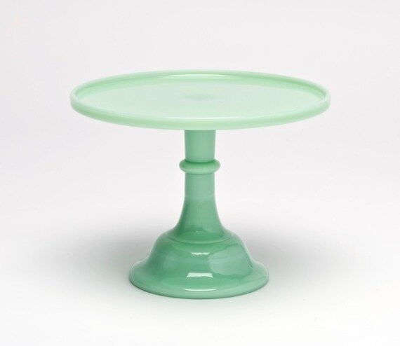 Mosser Glass Vintage Style Jadeite Cake Stand 10 Inch New | Etsy | Etsy (US)