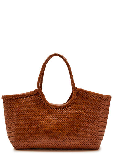 Nantucket Big woven leather tote bag | Harvey Nichols