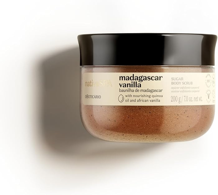 Nativa SPA by O Boticário Madagascar Exfoliante Corporal Exfoliante Corporal, Hidratante y Antie... | Amazon (US)