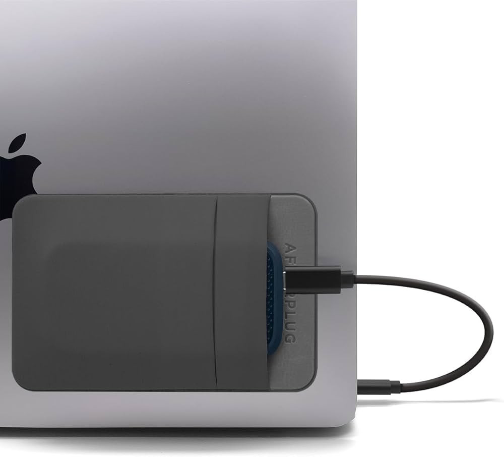 Adhesive Pouch for Laptop Compatible with External Portable SSD Magic Mouse USB Cable | Amazon (US)