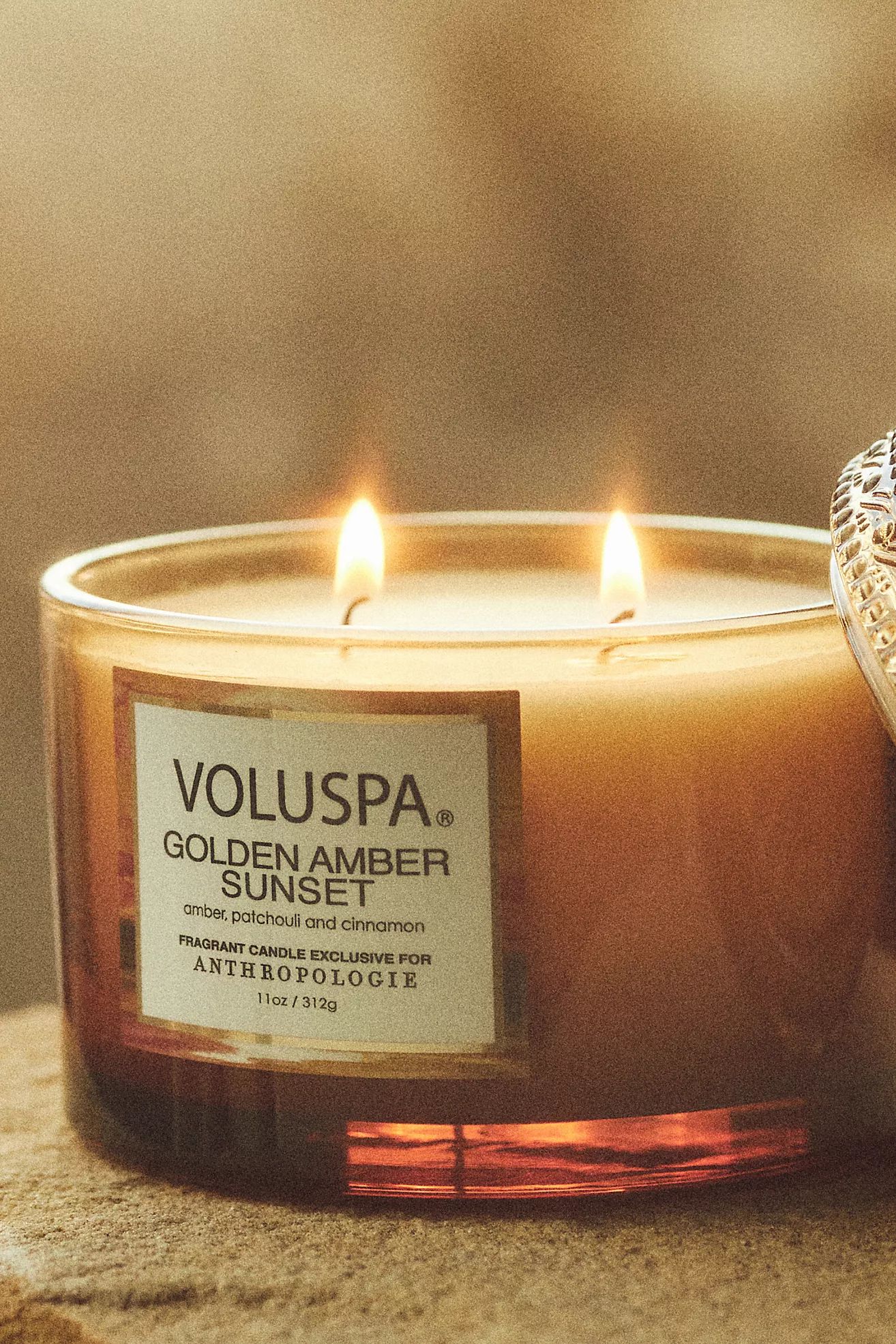 Voluspa Golden Amber Sunset Maison Jar Candle | Anthropologie (US)