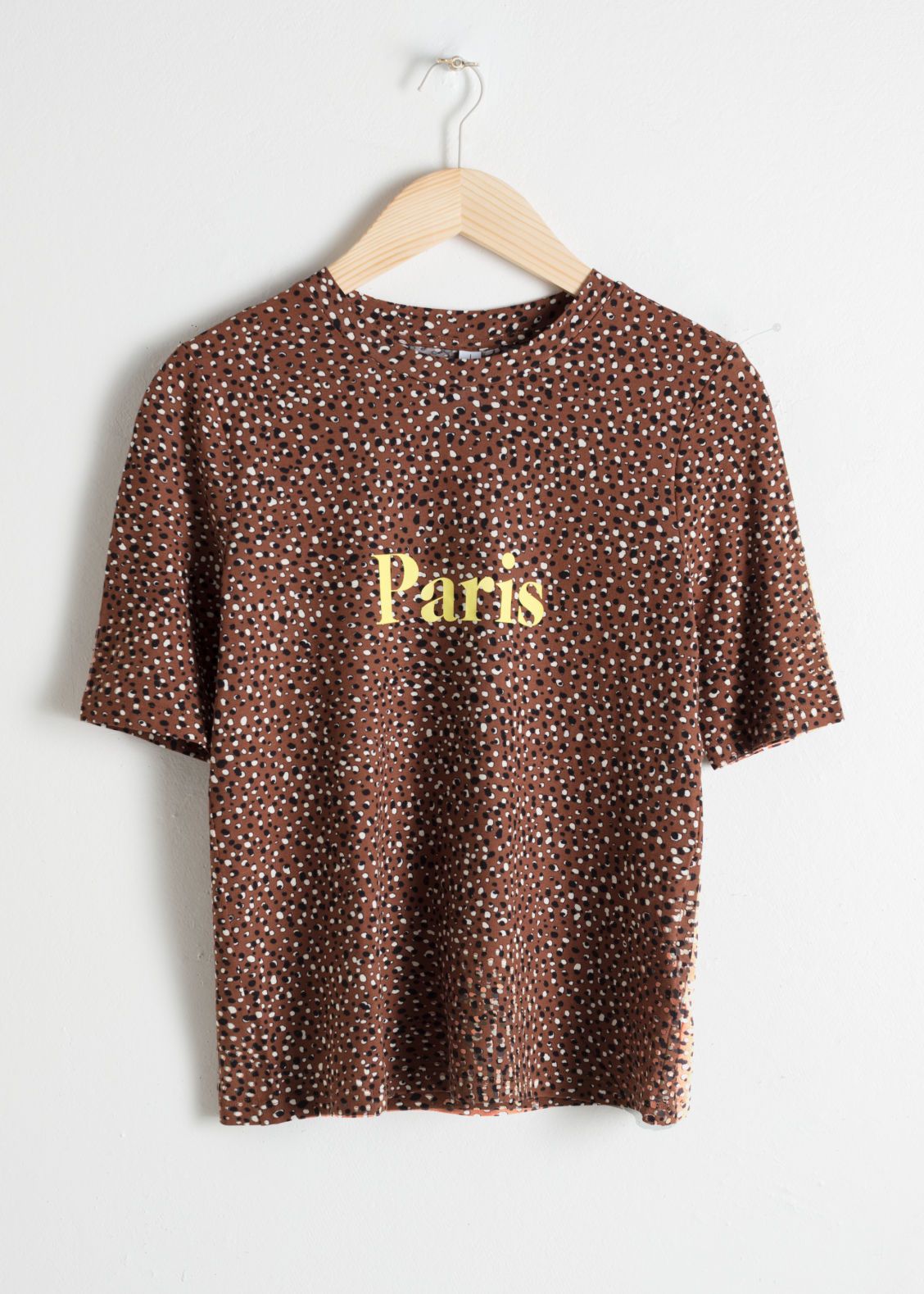 Graphic Animal Paris T-Shirt - Beige | & Other Stories (EU + UK)