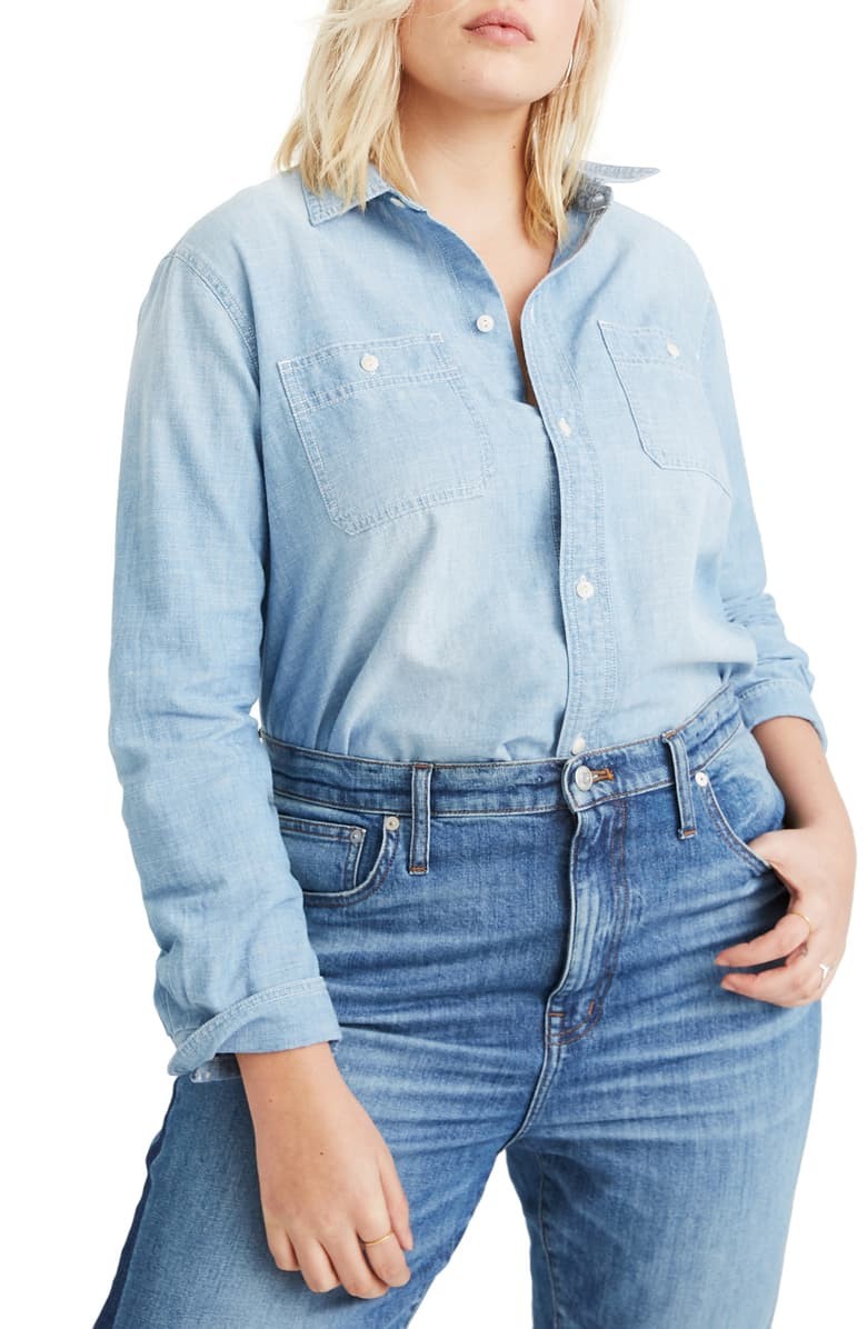 Ex-Boyfriend Classic Chambray Shirt | Nordstrom
