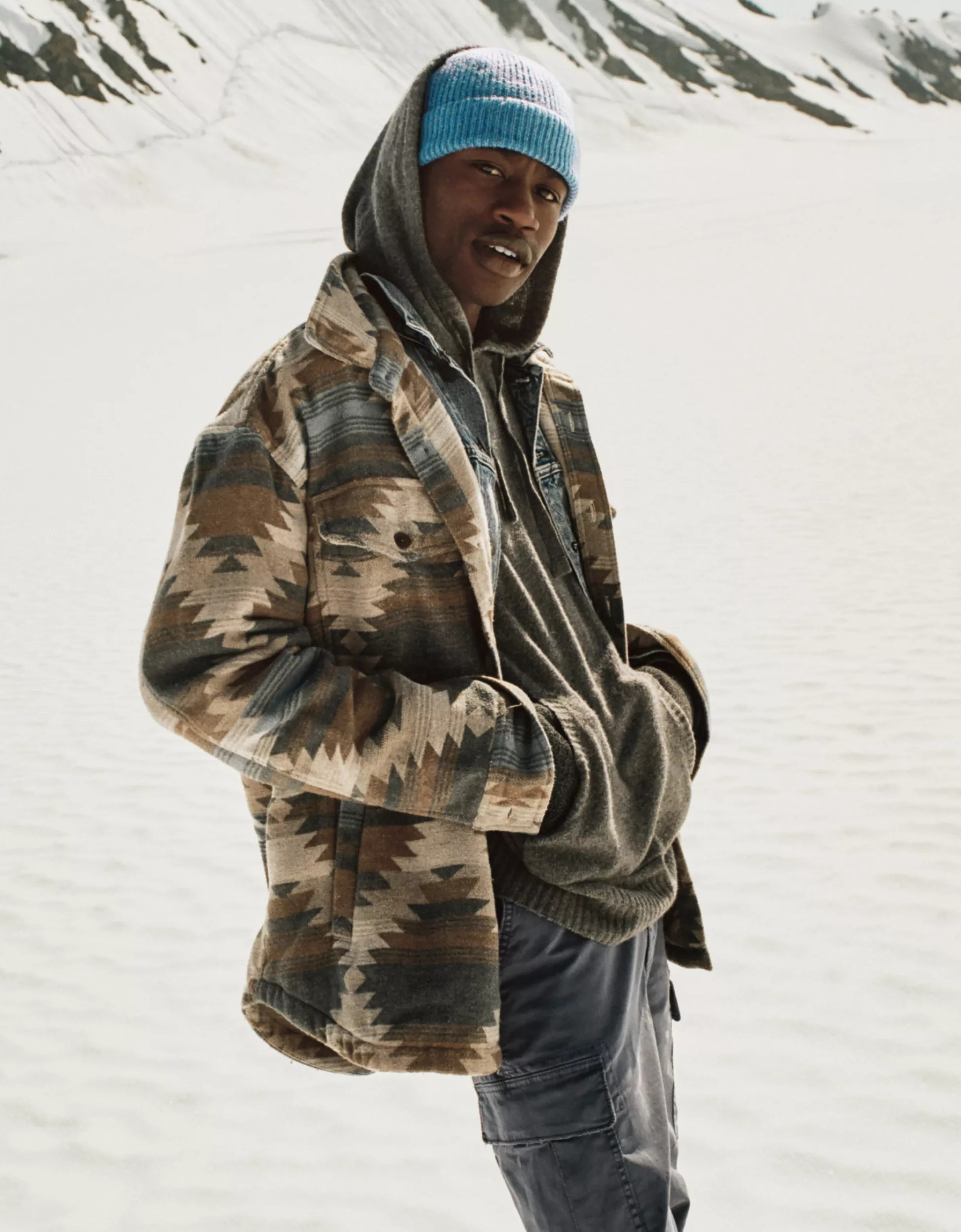 AE Super Soft Printed Shirt Jacket | American Eagle Outfitters (US & CA)