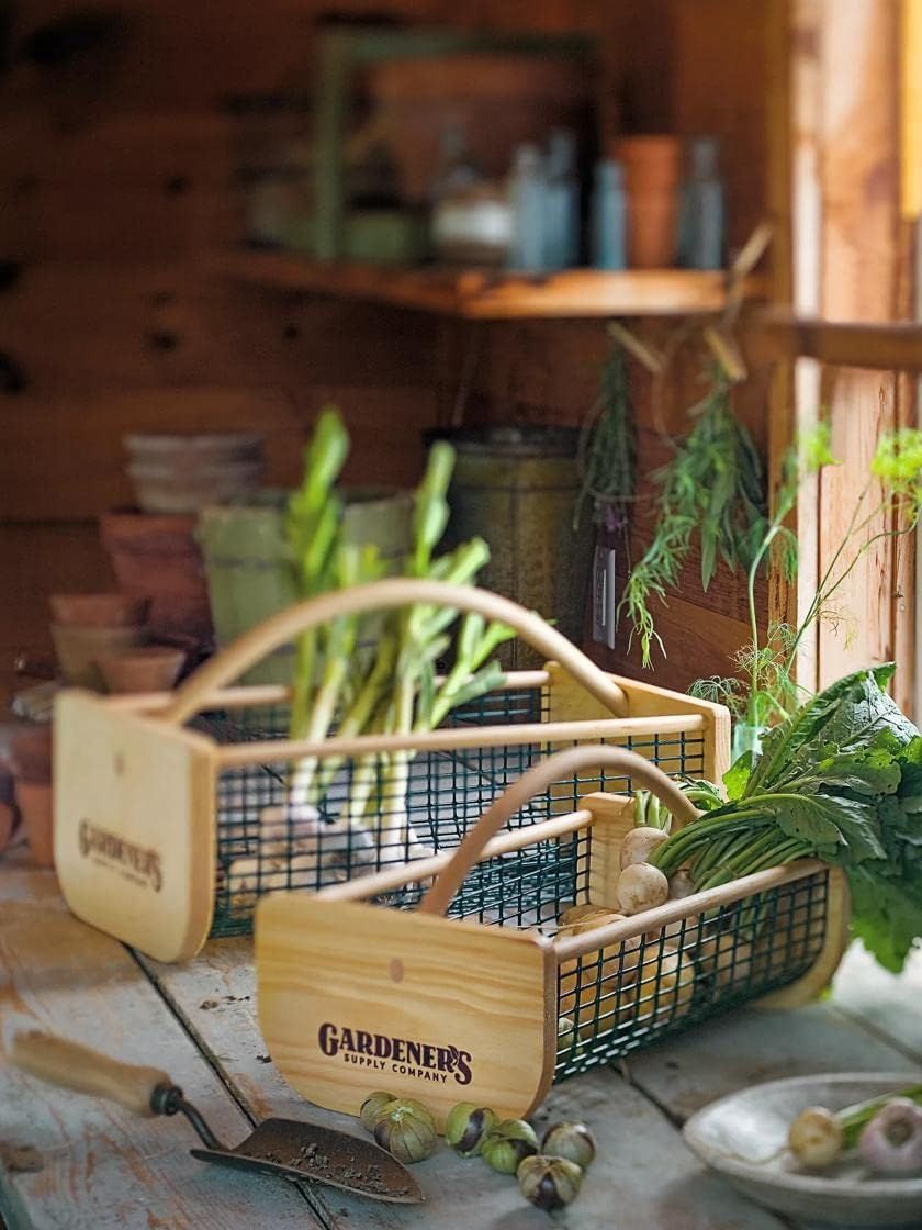Gardeners Supply Company Garden Hod Harvest Basket | Versatile Gardening Fruits & Vegetables Gath... | Amazon (US)