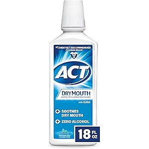 ACT Total Care Dry Soothing Mouthwash, Mint, 18 Fl Oz | Amazon (US)