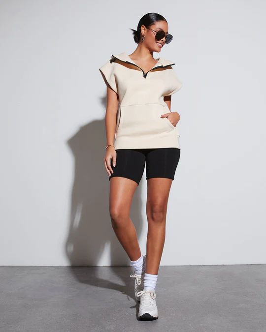 Serena Half Zip Hooded Sweatshirt | VICI Collection