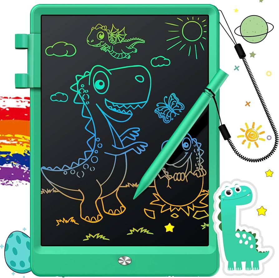 FLUESTON LCD Writing Tablet, Doodle Board Toys Gifts for 3-8 Year Old Girls Boys, 10 Inch Colorfu... | Amazon (US)