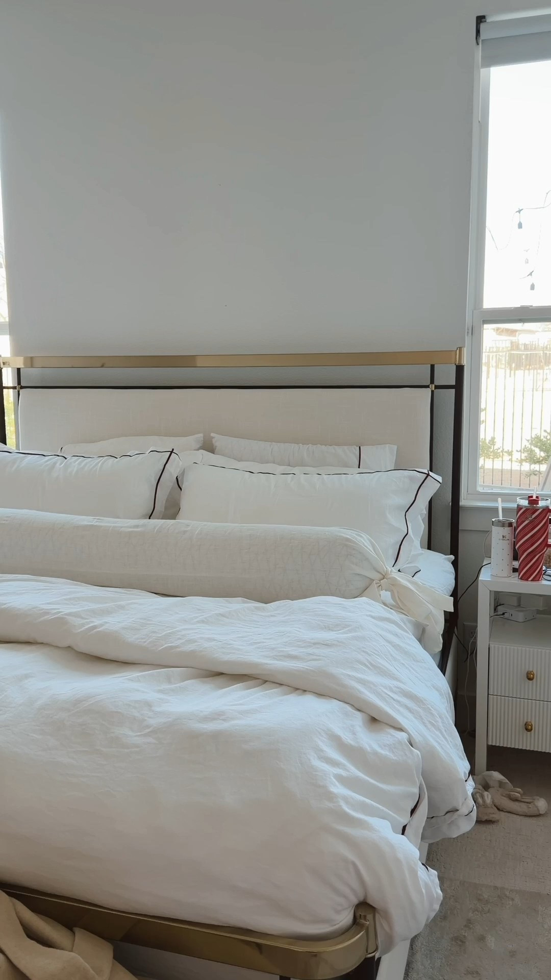 Custom linen body pillow cover for the maternity pillow I’ve been using for months. Now for postpartum it’s been great for nursing in our room and adds another layer to our bedding  

#LTKHome