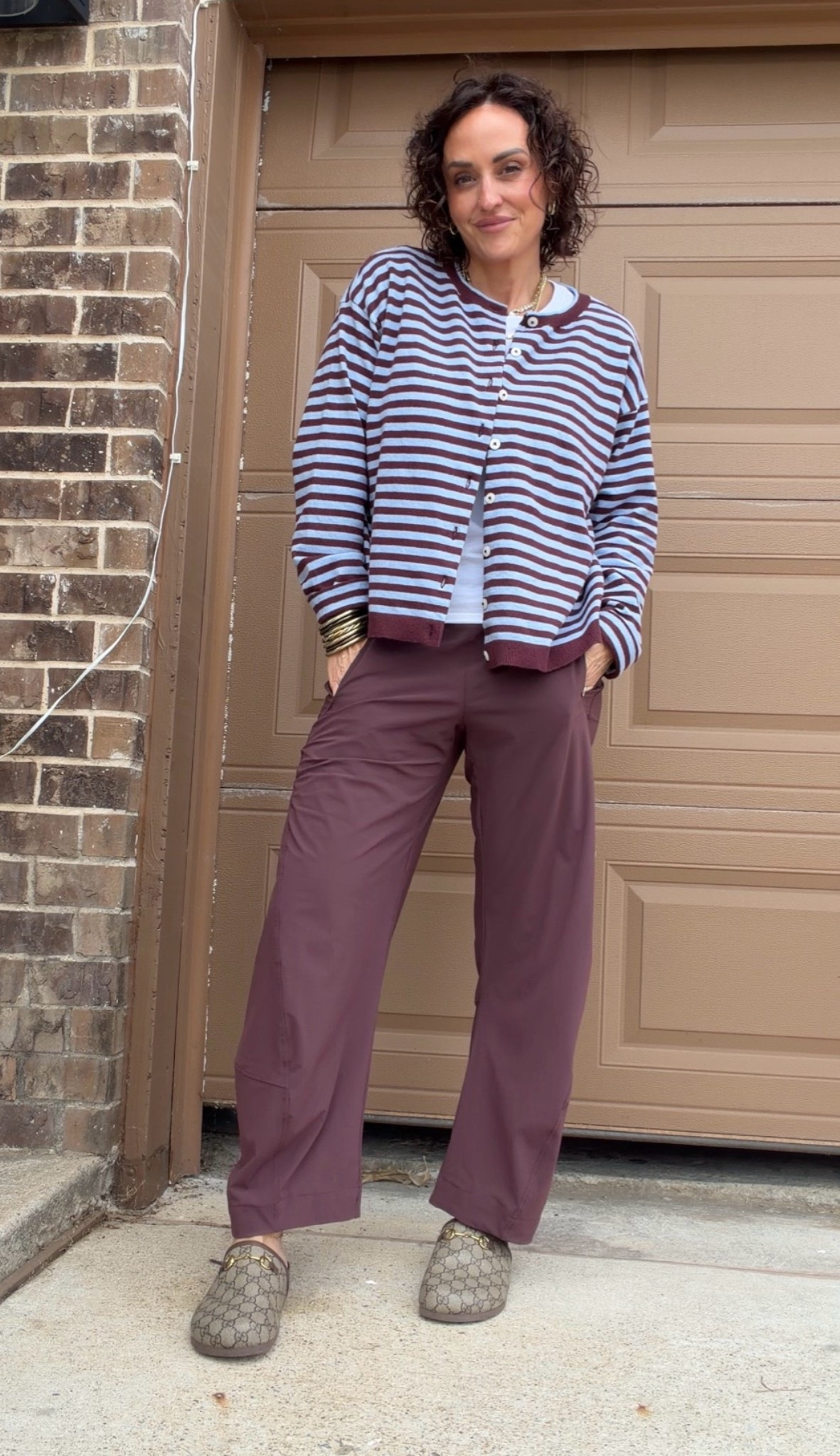 Xs cardi 
S/4 pants and 10/10 worth it 
S tee

#LTKootd #LTKdayinmylife #LTKmomlife