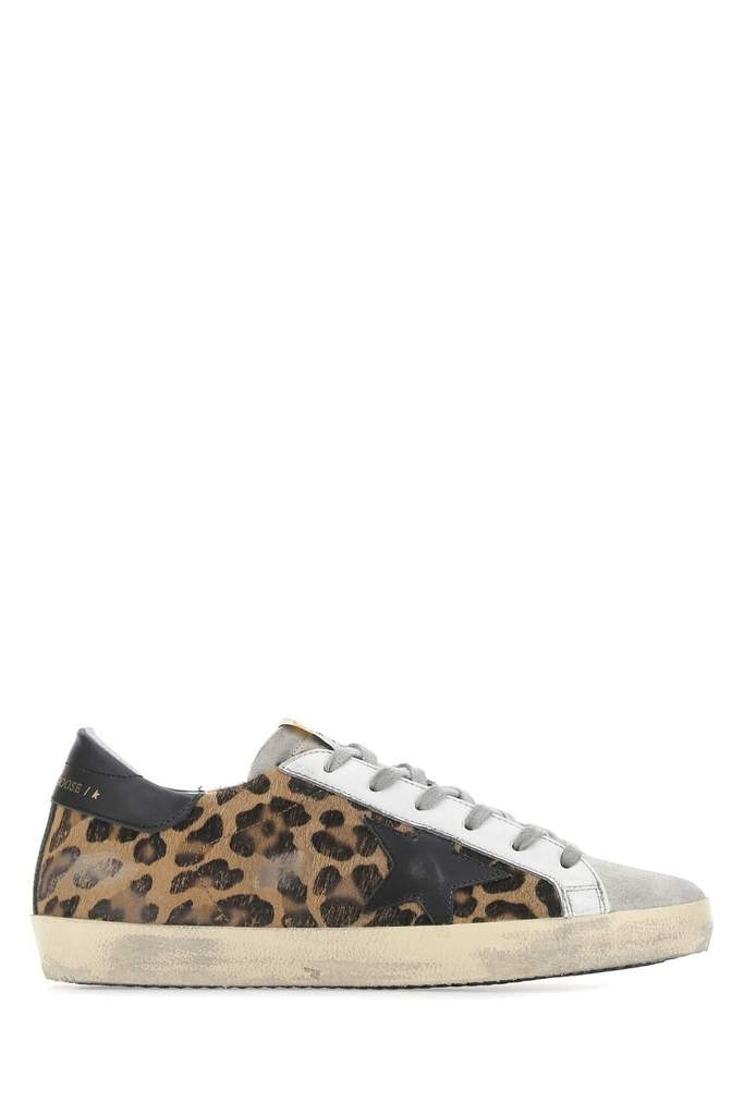 Golden Goose Deluxe Brand Super-Star Leopard Print Sneakers | Cettire Global