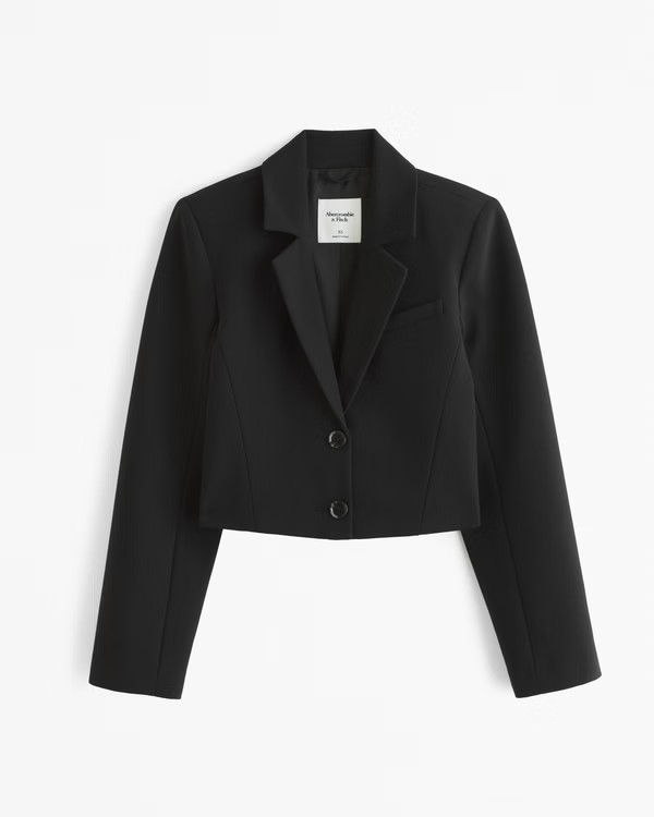Women's Cropped Blazer | Women's Coats & Jackets | Abercrombie.com | Abercrombie & Fitch (US)