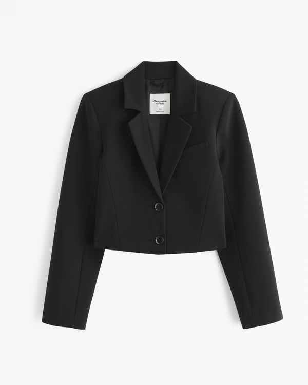 Women's Cropped Blazer | Women's | Abercrombie.com | Abercrombie & Fitch (US)