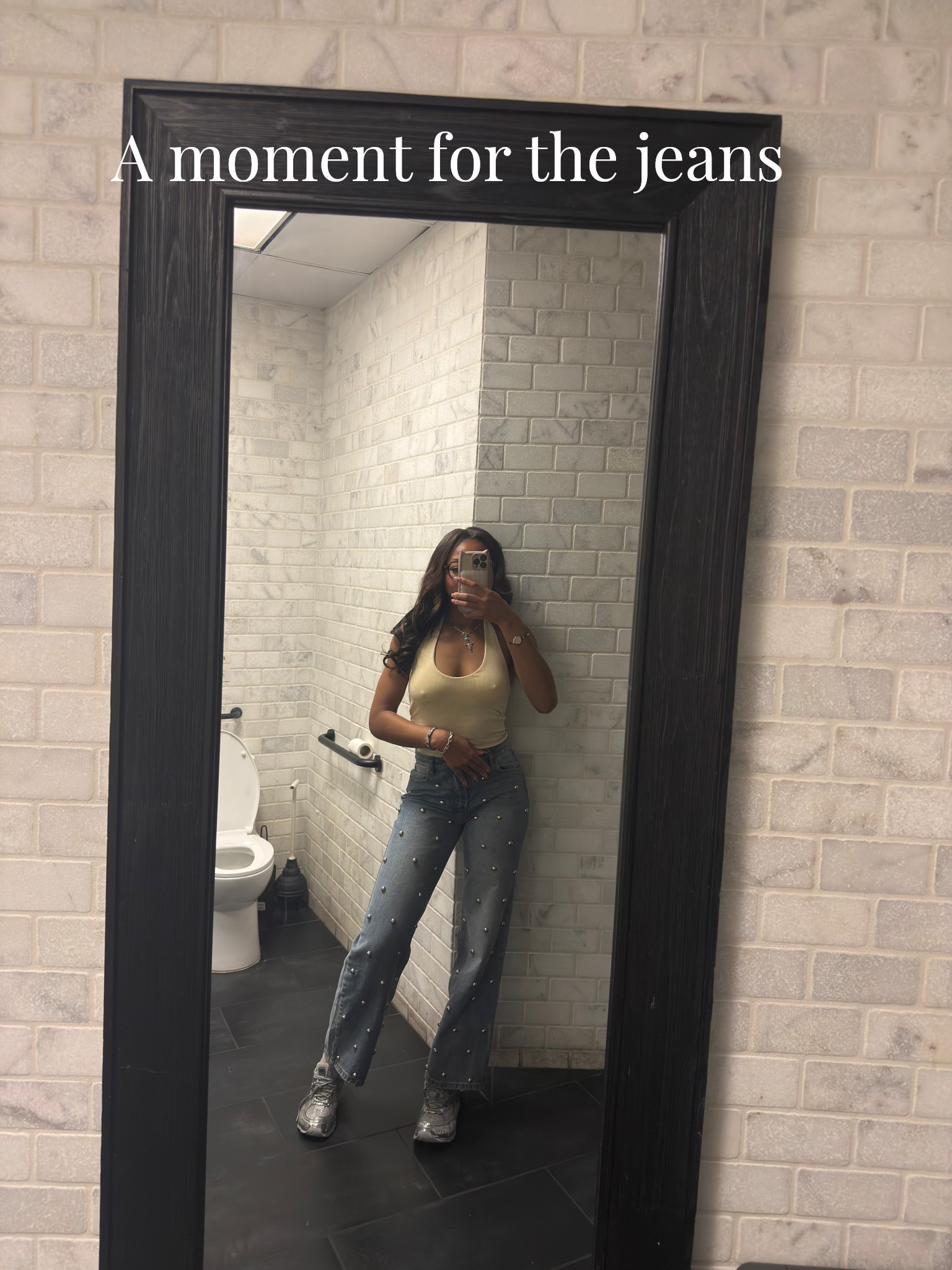 The cutest studded jeans you need for spring ✨ Affordable, trendy denim that instantly elevates any outfit.

#LTKootd #LTKTall #LTKSpringSale