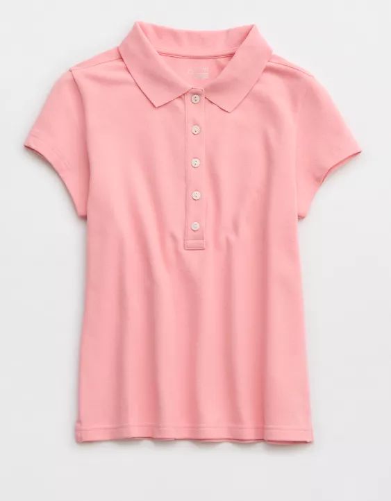 OFFLINE By Aerie Courtside Polo T-Shirt | Aerie