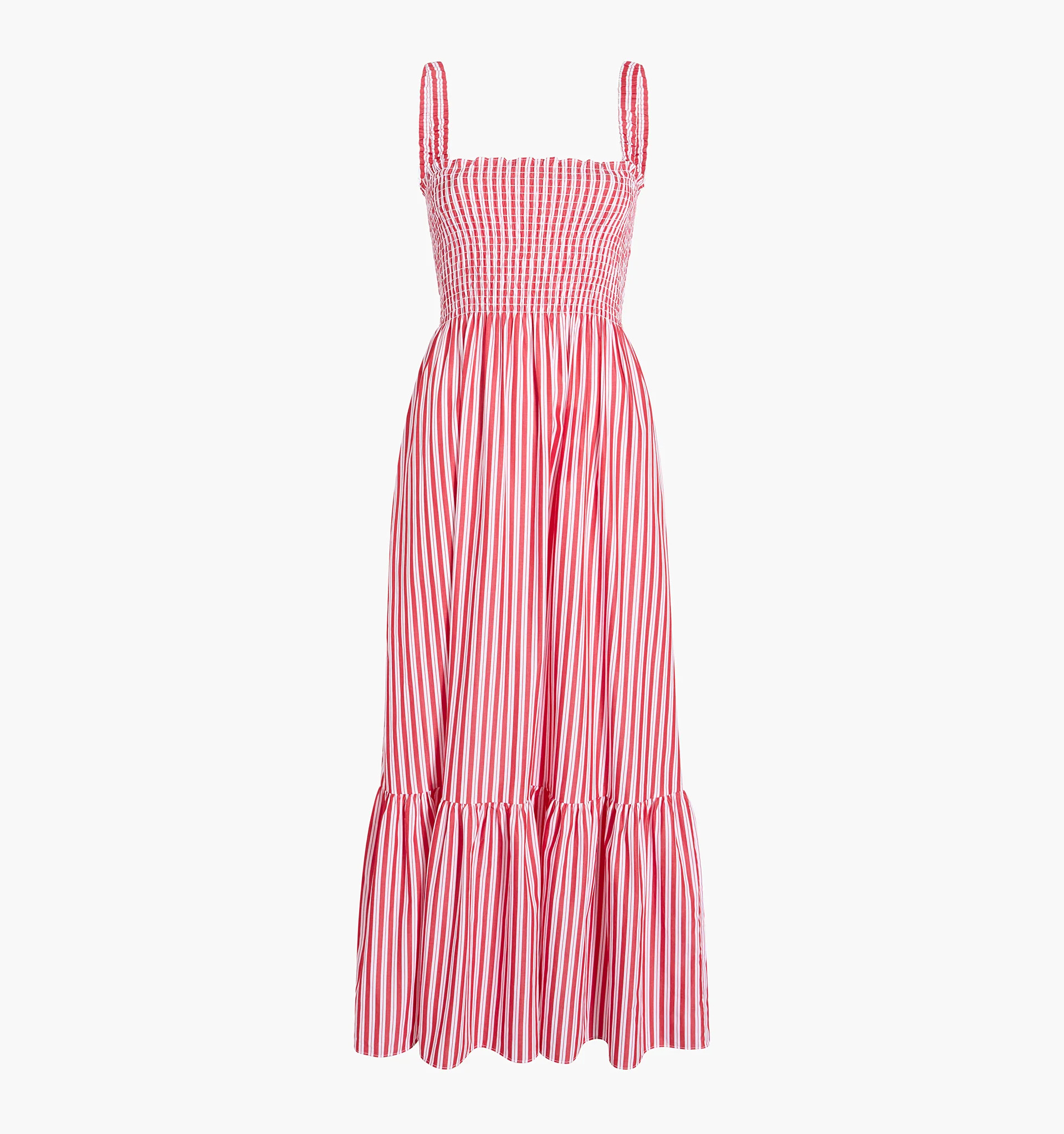 The Anjuli Nap Dress - Red Stripe | Hill House Home
