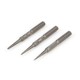TEKTON 1/32, 1/16, 3/32 in. Nail Sets (3-Piece) 65787 - The Home Depot | The Home Depot