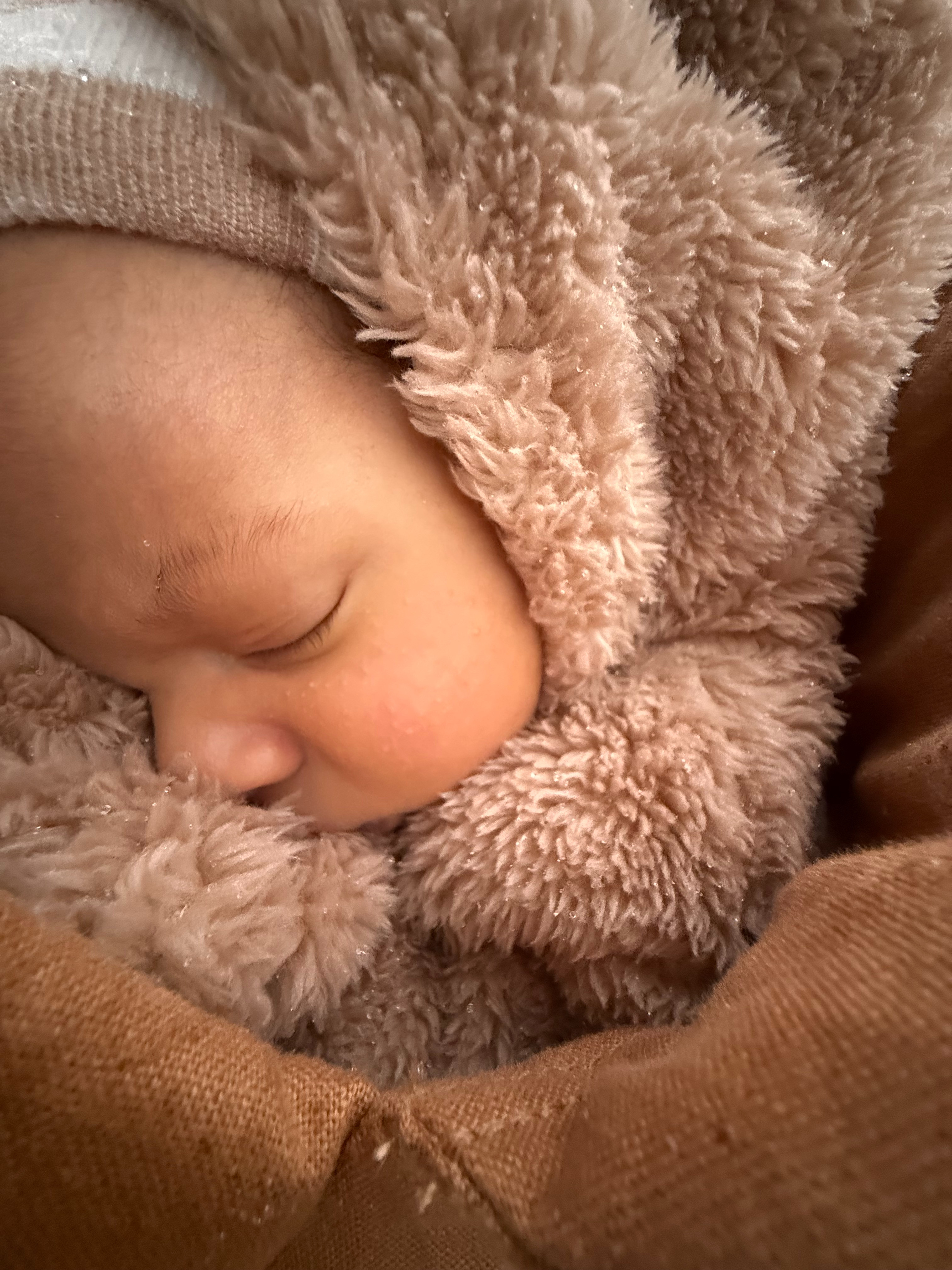 My toddler’s request: “make baby a teddy bear” 🧸🤎
So… obviously I did.

Here’s my little guy all cozy in the baby carrier — this teddy bear pram is $12 (reg $20) and it is really warm. Perfect for getting outside in the cold while baby stays bundled, comfy, and happy.

Bonus: more Carter’s is 40% off today at Target, so it’s a great time to grab sleepers, layers, and size up. 

 #LTKHoliday #LTKBaby #LTKKids