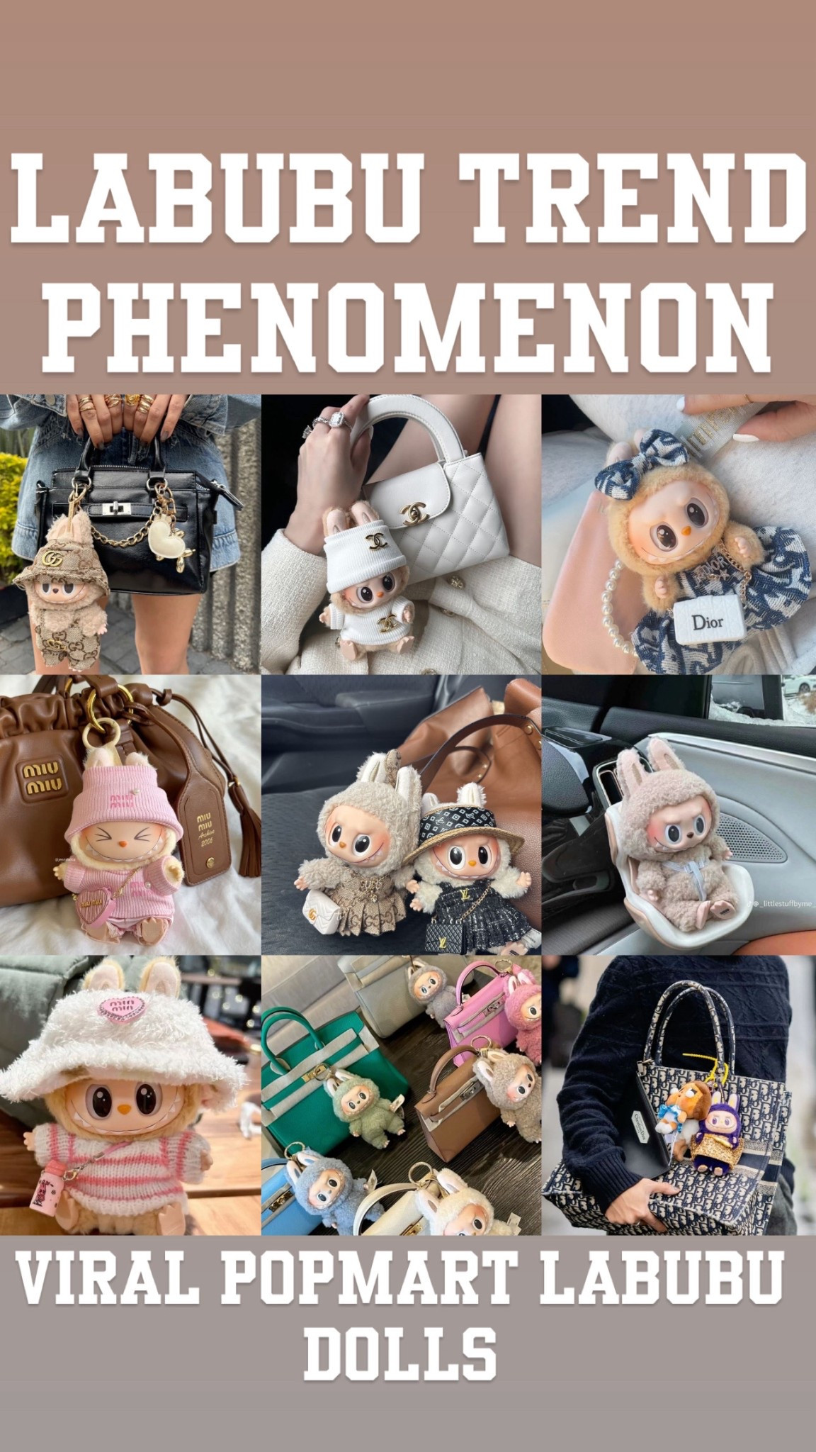 Get the Viral POPMART LABUBU Dolls and join the fashion phenomenon. Paired with your designer bags 

#LTKGiftGuide #LTKItBag #LTKSaleAlert