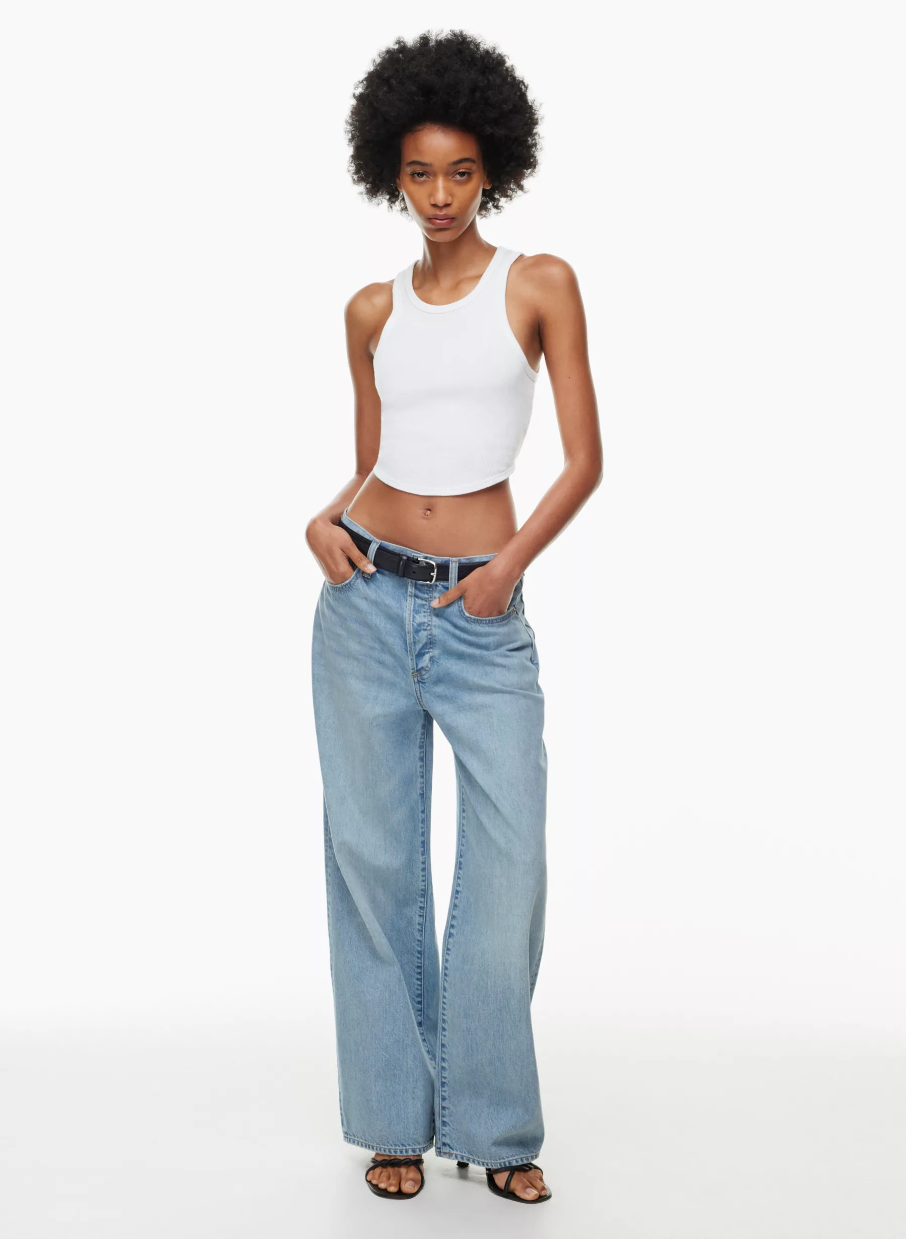 THE AALIYAH HI-RISE WIDE JEAN | Aritzia