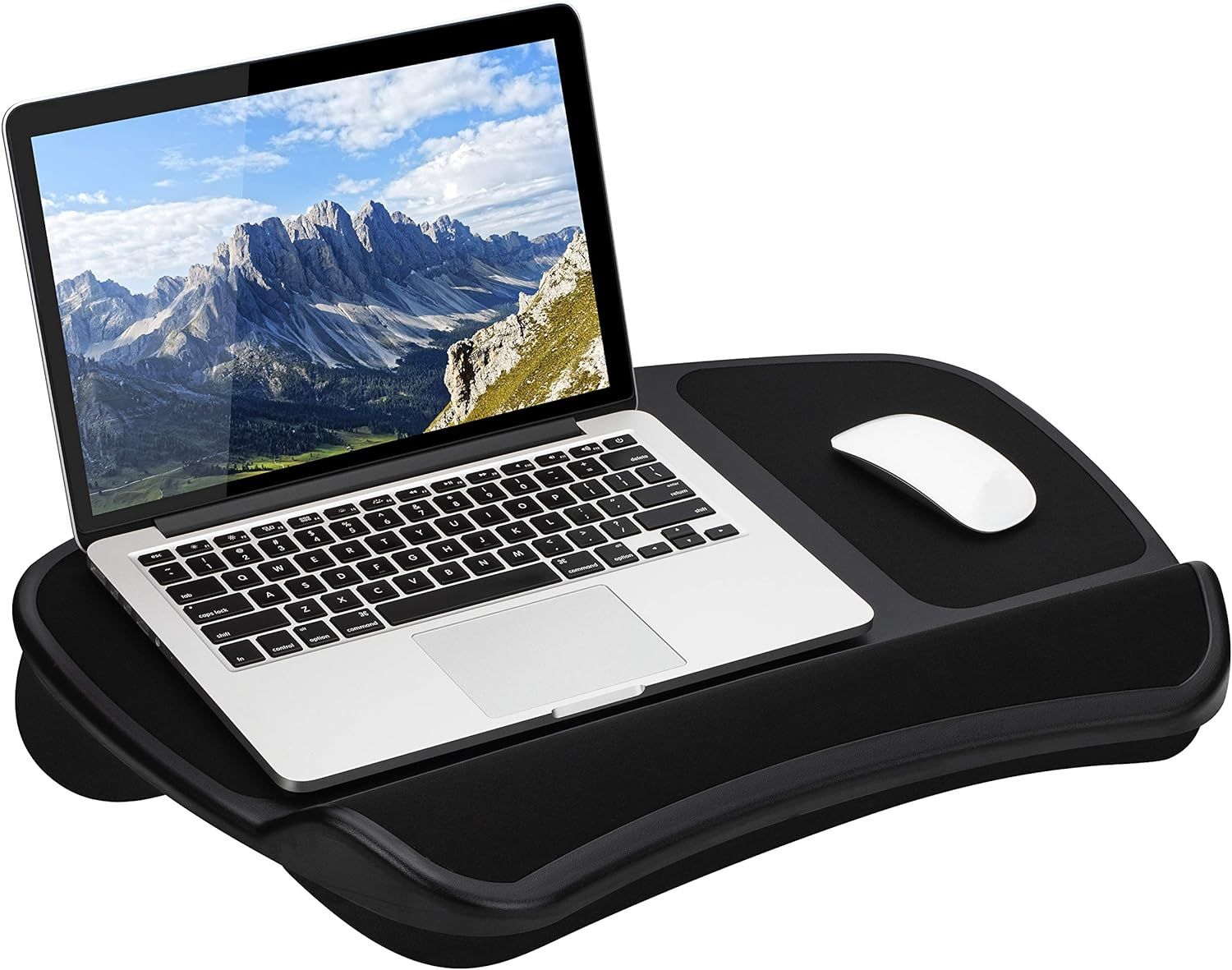 LapGear Original XL Laptop Lap Desk with Storage Pockets - Black - Style No. 45592 | Amazon (US)