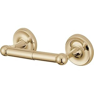 Kingston Brass BA318PB Classic Toilet Paper Holder, Polished Brass,9-1/4" Length | Amazon (US)