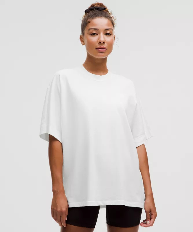 Cotton Jersey Oversized Short-Sleeve Shirt | lululemon (AU)
