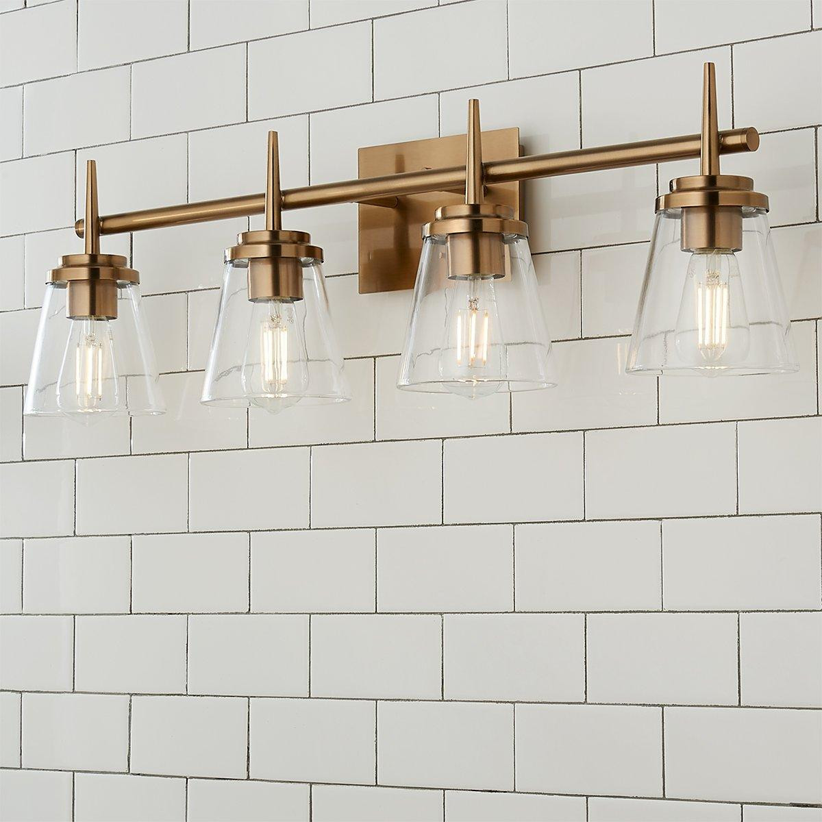 Tapered Spike Vanity Light - 4 Light | Shades of Light