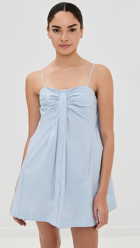 SIMKHAI Kendall Twisted Button Front Dress | Shopbop | Shopbop