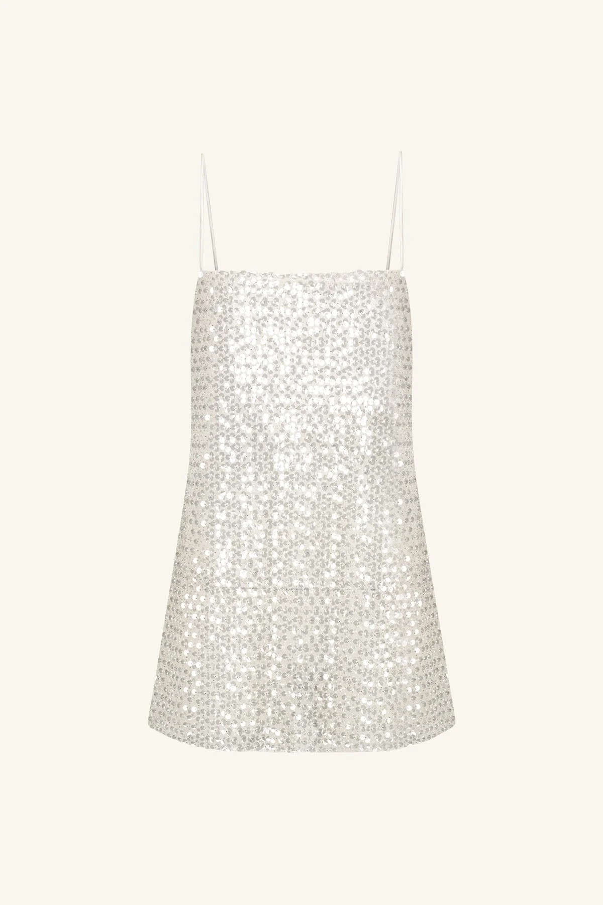 ASTERI LONG LINE CAMI | SILVER | TOPS | SHONA JOY | Shona Joy