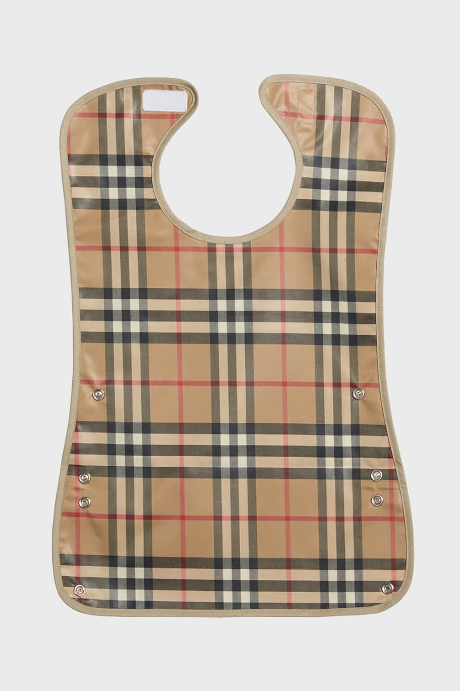 Burberry Vintage Check & Icon Striped Baby Bib | Neiman Marcus