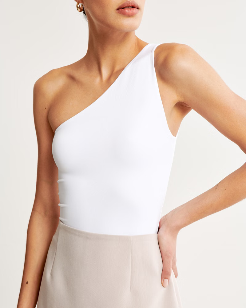 One-Shoulder Sleek Seamless Bodysuit | Abercrombie & Fitch (US)
