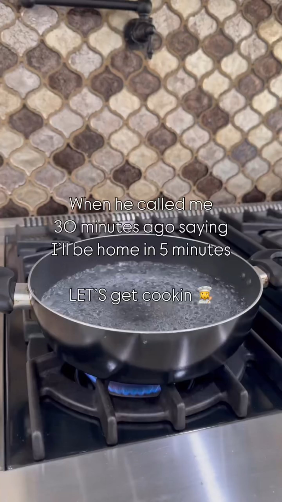 When he called me 30 minutes ago saying I’ll be home in 5 minutes!! 

Making Russian Chicken Pilmeni 👩‍🍳🥘 using @knorr to make it taste more savory 🫶🏻

#cooking #cookingformyman #letsgetcooking #russianpilmeni #khinkali #food #foodies #chef