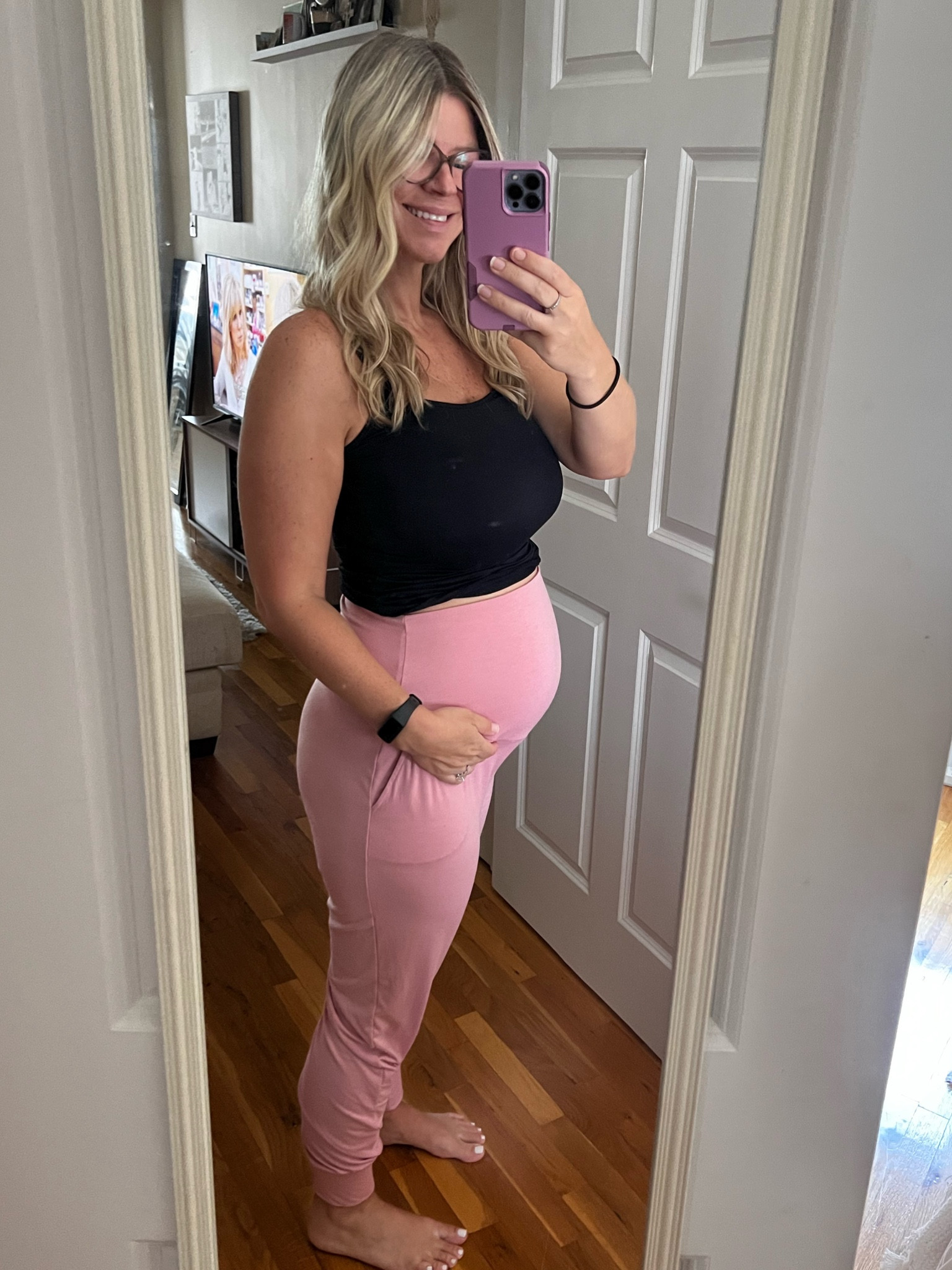 I’ve basically been living in these maternity pants around the house! So stretchy and comfy for lounging

#LTKBaby #LTKBump