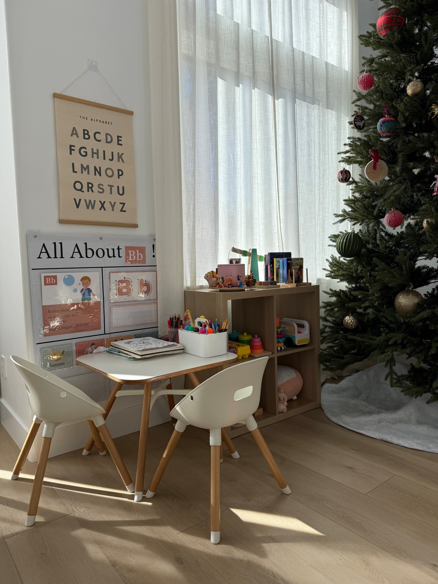 a little playroom refresh with our Christmas tree up! many items like our table and chairs, alphabet poster, alphabet chart, toddler/baby toys and toniebox are linked below for black friday sale! 
#ad #founditonamazon #WinterFavorites2025 #amazonprimeday #primeday #playroom #toys #toddlertoys #babytoys 

#LTKGiftGuide #LTKKids #LTKHoliday