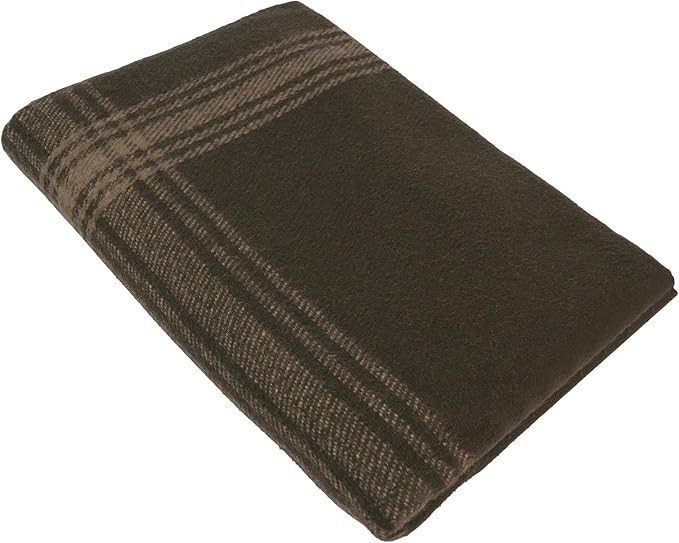 Rothco Striped Outdoor Wool Blanket – Heavyweight, Warm, and Comfortable Emergency Cover | Amazon (US)