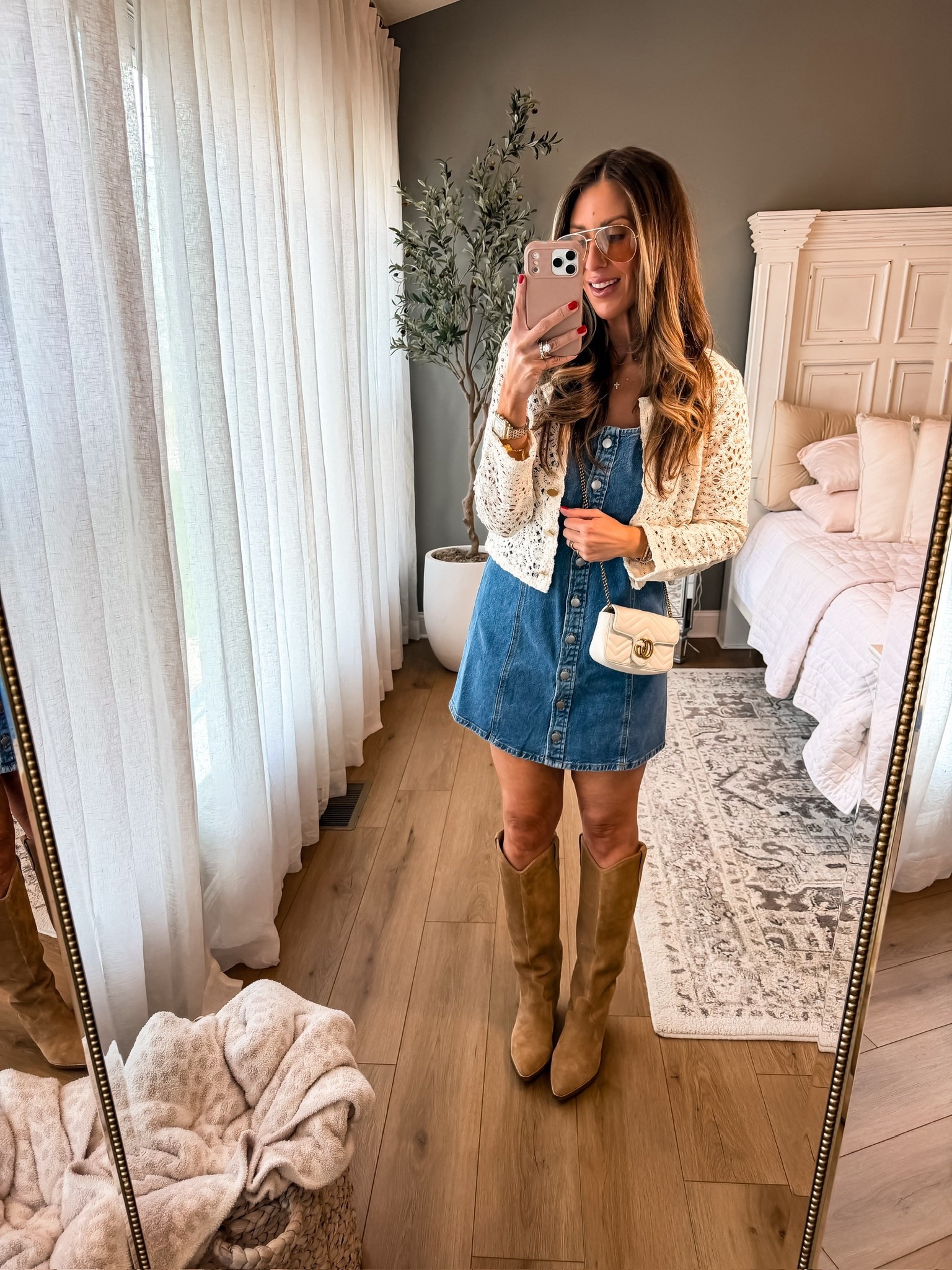 One of my favorite easy outfit combos lately…a denim dress styled up with a lightweight layer and boots 🤍 it’s simple but still feels styled and put together.

denim dress outfit, casual chic style, everyday outfit inspo, mom outfit ideas, spring to summer outfit, denim dress styling, effortless style, neutral outfit, western inspired look, themominstyle

#LTKSeasonal #LTKOver40 #LTKootd