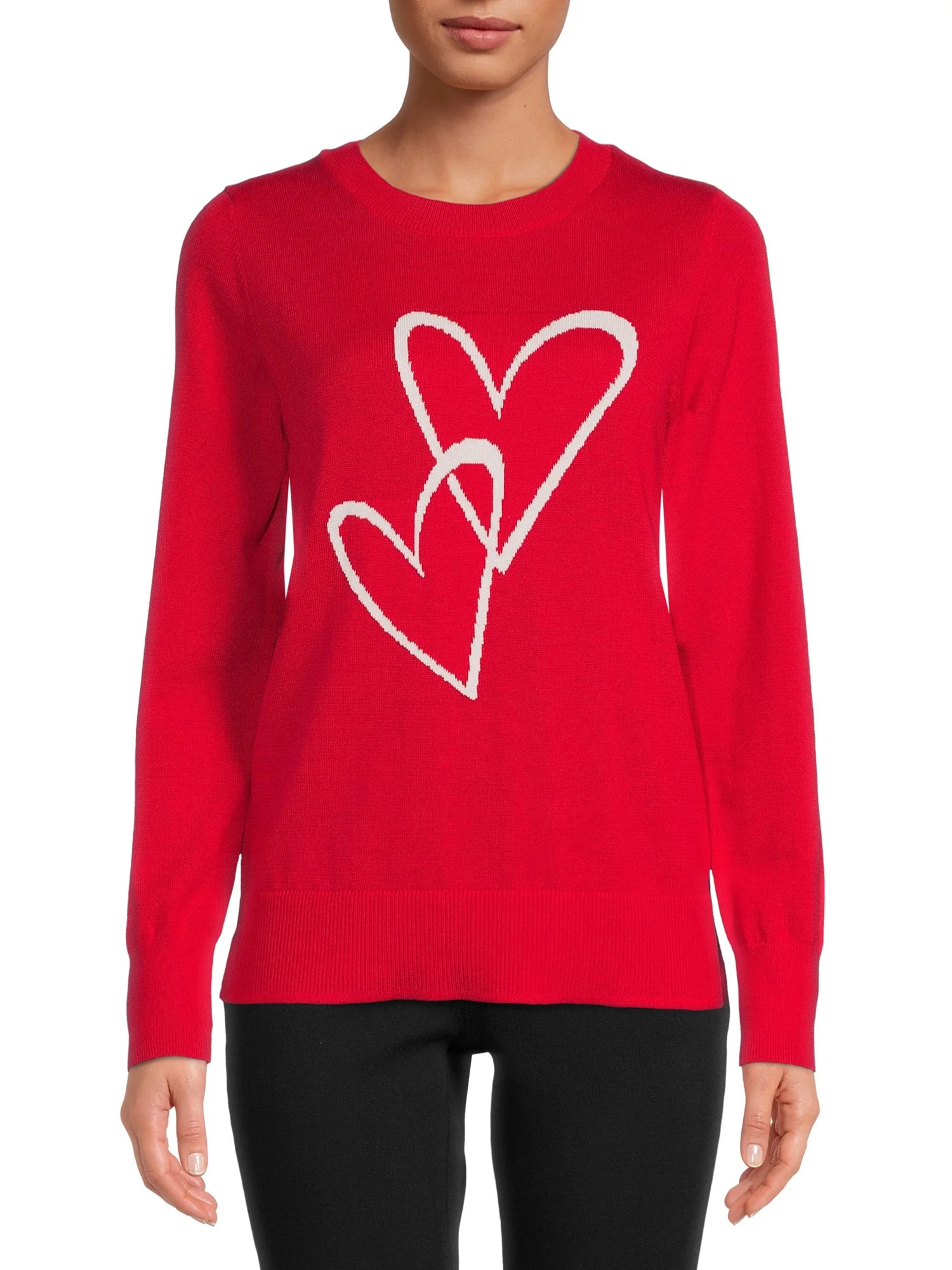 Time and Tru Women’s Fashion Sweater - Walmart.com | Walmart (US)